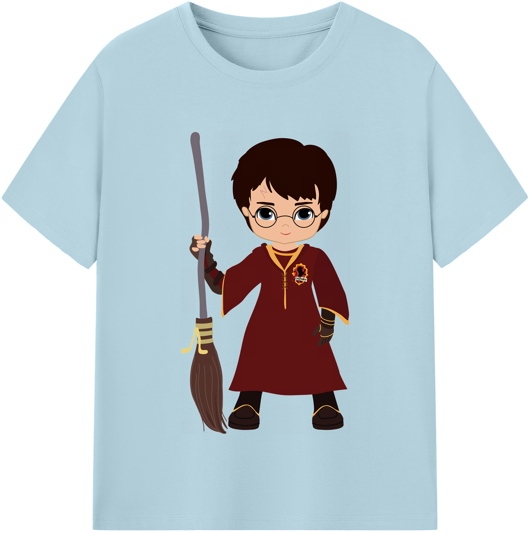 （画像用） Harry Potter ハリー・ポッターシリーズ 綿100％半袖Tシャツ（フロントプリント）
